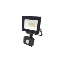 Noxion LED Strålkastare Beamy G3.1 Svart 20W 2200lm 100D - 830 Varm Vit | IP44 - Rörelse- och Ljussensor - Symmetrisk