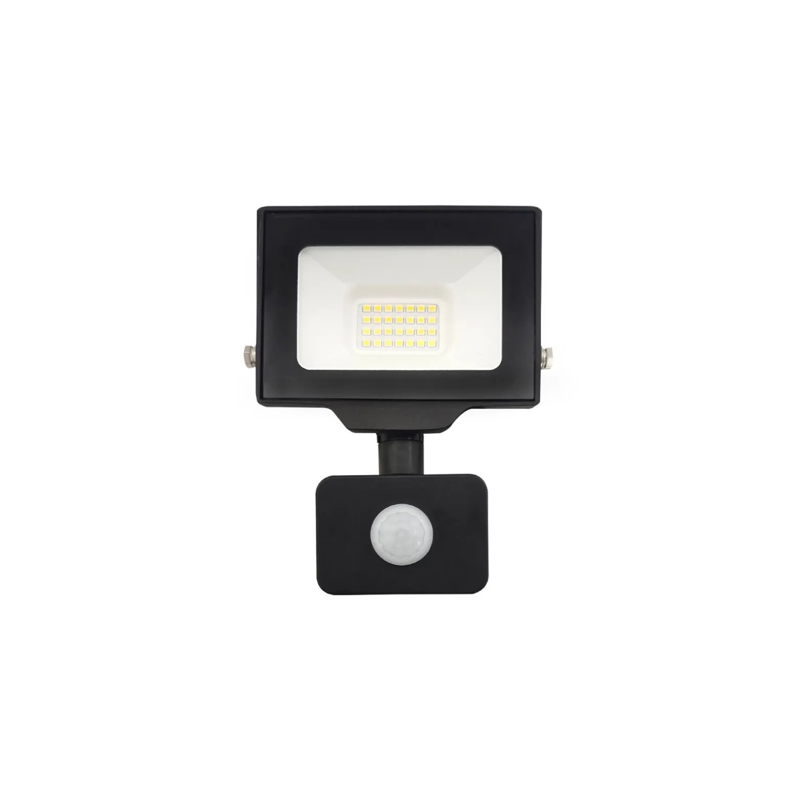 Noxion LED Strålkastare Beamy G3.1 Svart 20W 2200lm 100D - 840 Kallvit | IP44 - Rörelse- och Ljussensor - Symmetrisk