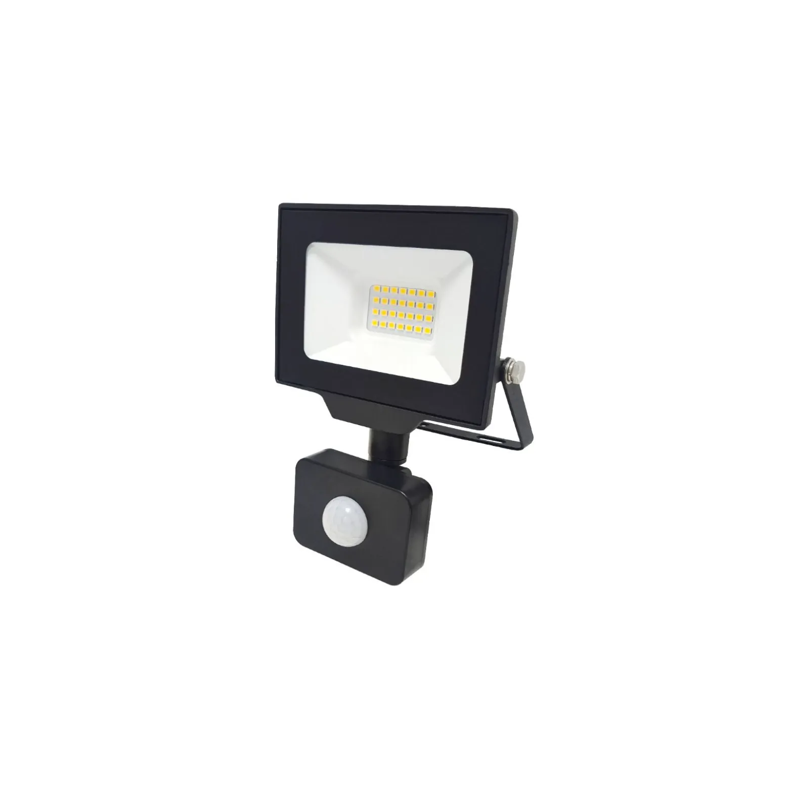 Noxion LED Strålkastare Beamy G3.1 Svart 20W 2200lm 100D - 840 Kallvit | IP44 - Rörelse- och Ljussensor - Symmetrisk