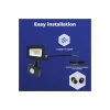 Noxion LED Strålkastare Beamy G3 10W 1100lm 100D - 840 Kallvit | IP44 - Rörelse- och Ljussensor - Symmetrisk