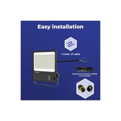 Noxion LED Strålkastare ProBeam V2.0 130W 17300lm 60D - 830-840-865 CCT | IP66 - Asymmetrisk