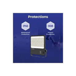 Noxion LED Strålkastare ProBeam V2.0 133-210W 18200-29400lm 60D - 830-840-865 CCT | IP66 - Symmetrisk