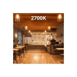 Noxion Lucent Filament LED E27 Päron Klar 7W 806lm - 827 Extra Varm Vit | Ersättare 60W