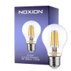 Noxion Lucent Filament LED E27 Päron Klar 7W 806lm - 827 Extra Varm Vit | Dimbar - Ersättare 60W