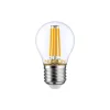 Noxion Lucent LED E27 boll Filament Klar 4.5W 470lm - 827 Extra Varm Vit | Ersättare 40W