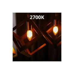 Noxion Lucent LED E14 Kronljus Filament Klar 4.5W 470lm - 827 Extra Varm Vit | Ersättare 40W