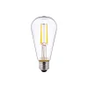 Noxion Lucent LED E27 Päron Filament Klar 4W 470lm - 827 Extra Varm Vit | Ersättare 40W