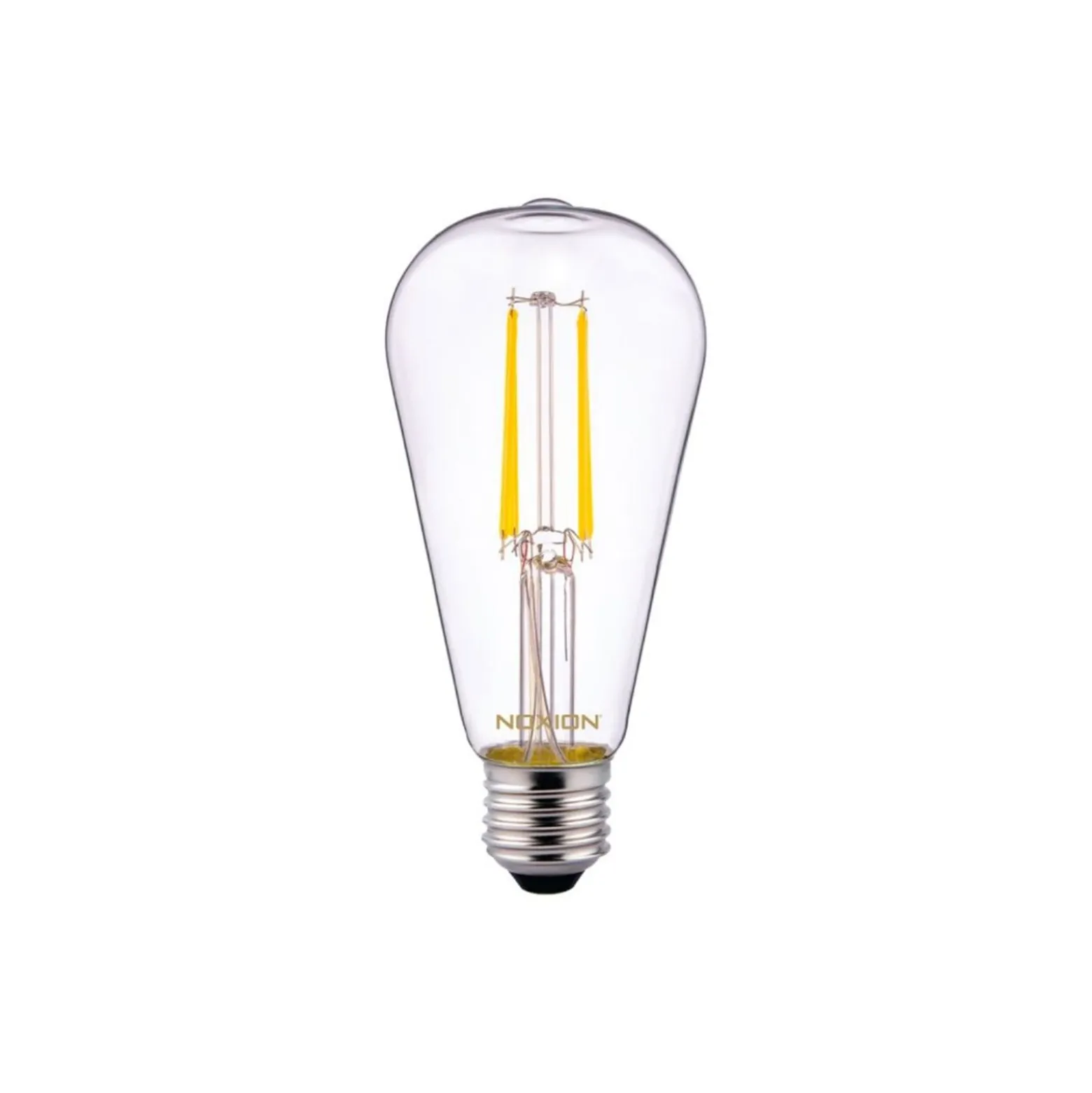 Noxion Lucent LED E27 Päron Filament Klar 4W 470lm - 827 Extra Varm Vit | Ersättare 40W