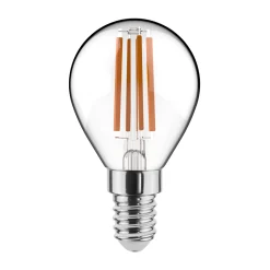 Noxion Lucent Lyster LED E14 boll Filament Klar 4.5W 470lm - 827 Extra Varm Vit | Dimbar - Ersättare 40W