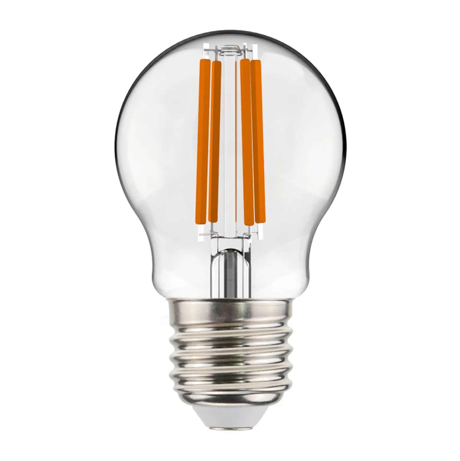 Noxion Lucent Lyster LED E27 boll Filament Klar 4.5W 470lm - 827 Extra Varm Vit | Dimbar - Ersättare 40W