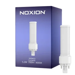 Noxion Lucent PLC LED (EM/Mains) V2.0 5.2W 700lm 840 Kallvit | 2-Stift - Ersättare 13W