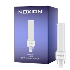 Noxion Lucent PL-C LED 3.6W - 840 Kallvit | 2-Stift - Ersättare 10W