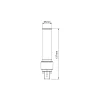 Noxion Lucent PL-C LED 3.6W - 830 Varm Vit | 2-Stift - Ersättare 10W