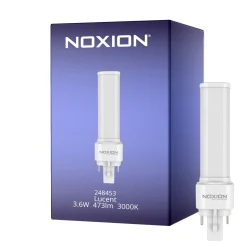 Noxion Lucent PL-C LED 3.6W - 830 Varm Vit | 2-Stift - Ersättare 10W