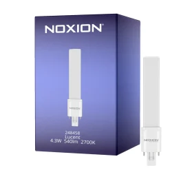 Noxion Lucent PL-S LED 4.3W - 827 Extra Varm Vit | 2-Stift - Ersättare 9W