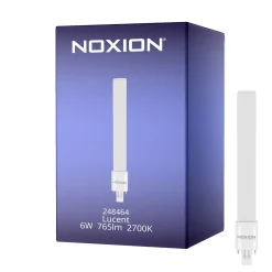 Noxion Lucent PL-S LED 6W - 827 Extra Varm Vit | 2-Stift - Ersättare 11W