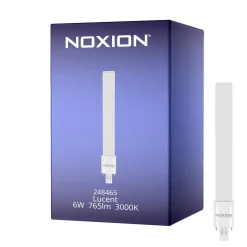 Noxion Lucent PL-S LED 6W - 830 Varm Vit | 2-Stift - Ersättare 11W