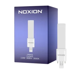 Noxion Lucent PL-S LED 2.8W - 830 Varm Vit | 2-Stift - Ersättare 5W