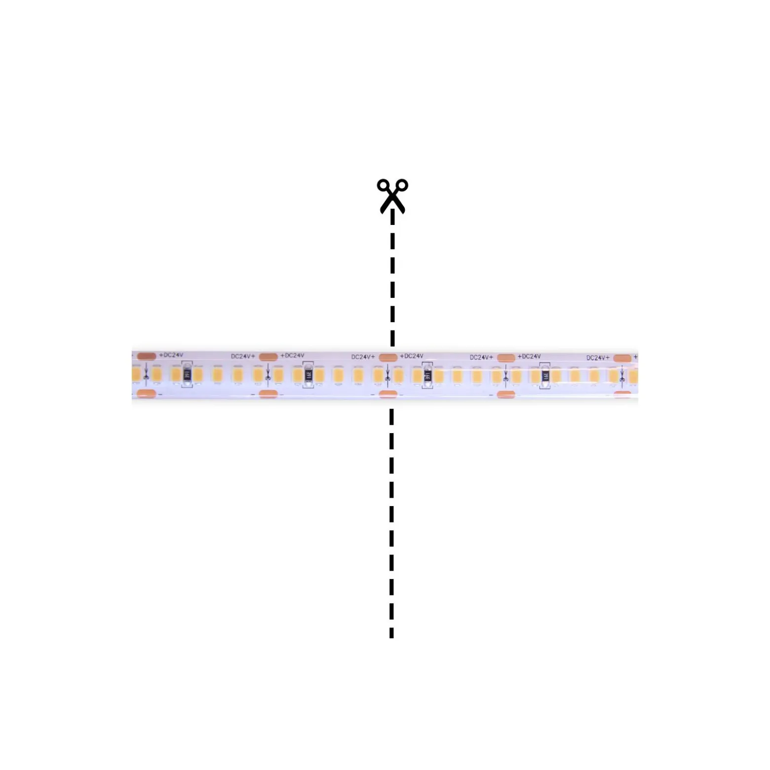 Noxion Naga Led-Ljusslingor IP65 SMD2835/240 24V 16W/m 930 5M/10mm/25mm