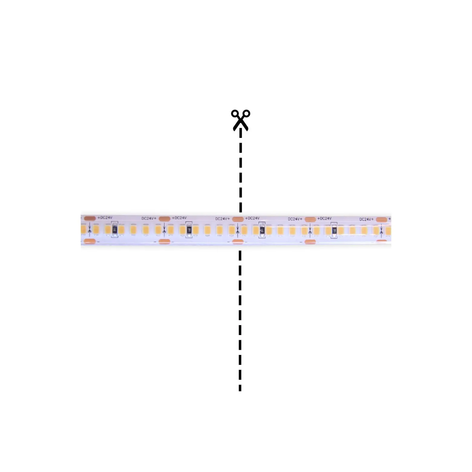 Noxion Naga Led-Ljusslingor IP65 SMD2835/240 24V 16W/m 927 5M/10mm/25mm