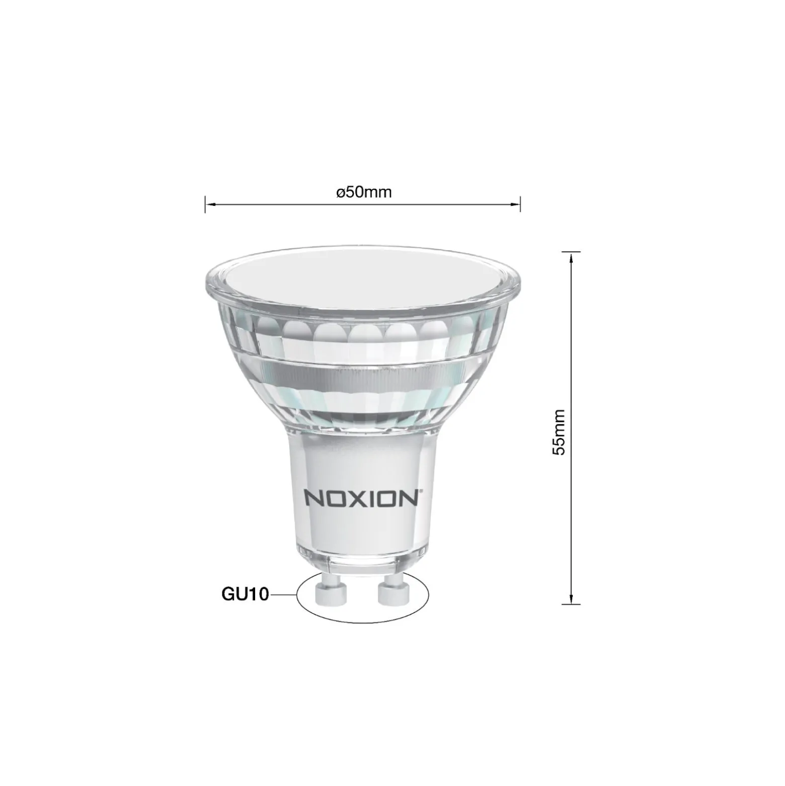 Noxion PerfectColor LED Spot GU10 PAR16 6.7W 650lm 120D - 940 Kallvit | Bästa Färgåtergivning - Dimbar - Ersättare 50W