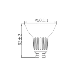 Noxion PerfectColor LED Spot GU10 PAR16 4W 345lm60D - 927 Extra Varm Vit | Bästa färgåtergivning - Dimbar - Ersättare 50W