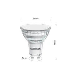 Noxion PerfectColor LED Spot GU10 PAR16 6.7W 650lm 120D - 930 Varm Vit | Bästa Färgåtergivning - Dimbar - Ersättare 50W