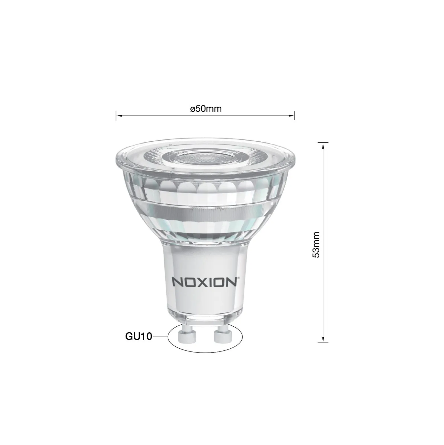 Noxion PerfectColor LED Spot GU10 PAR16 6.7W 575lm 36D - 940 Kallvit | Bästa Färgåtergivning - Dimbar - Ersättare 80W