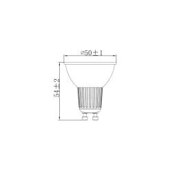 Noxion PerfectColor LED Spot GU10 PAR16 3W 230lm 60D - 930 Varm Vit | Bästa färgåtergivning - Dimbar - Ersättare 35W