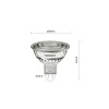 Noxion PerfectColor LED Spot GU5.3 MR16 4.5W 345lm 60D - 927 Extra Varm Vit | Bästa Färgåtergivning - Dimbar - Ersättare 35W
