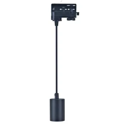 Noxion Skenspot Pendellampa 3-Fas Aluminium Svart | Passande för 1x GU10