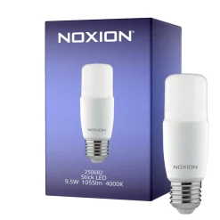 Noxion Stick LED E27 Matt 9.5W 1055lm - 840 Kallvit | Ersättare 75W