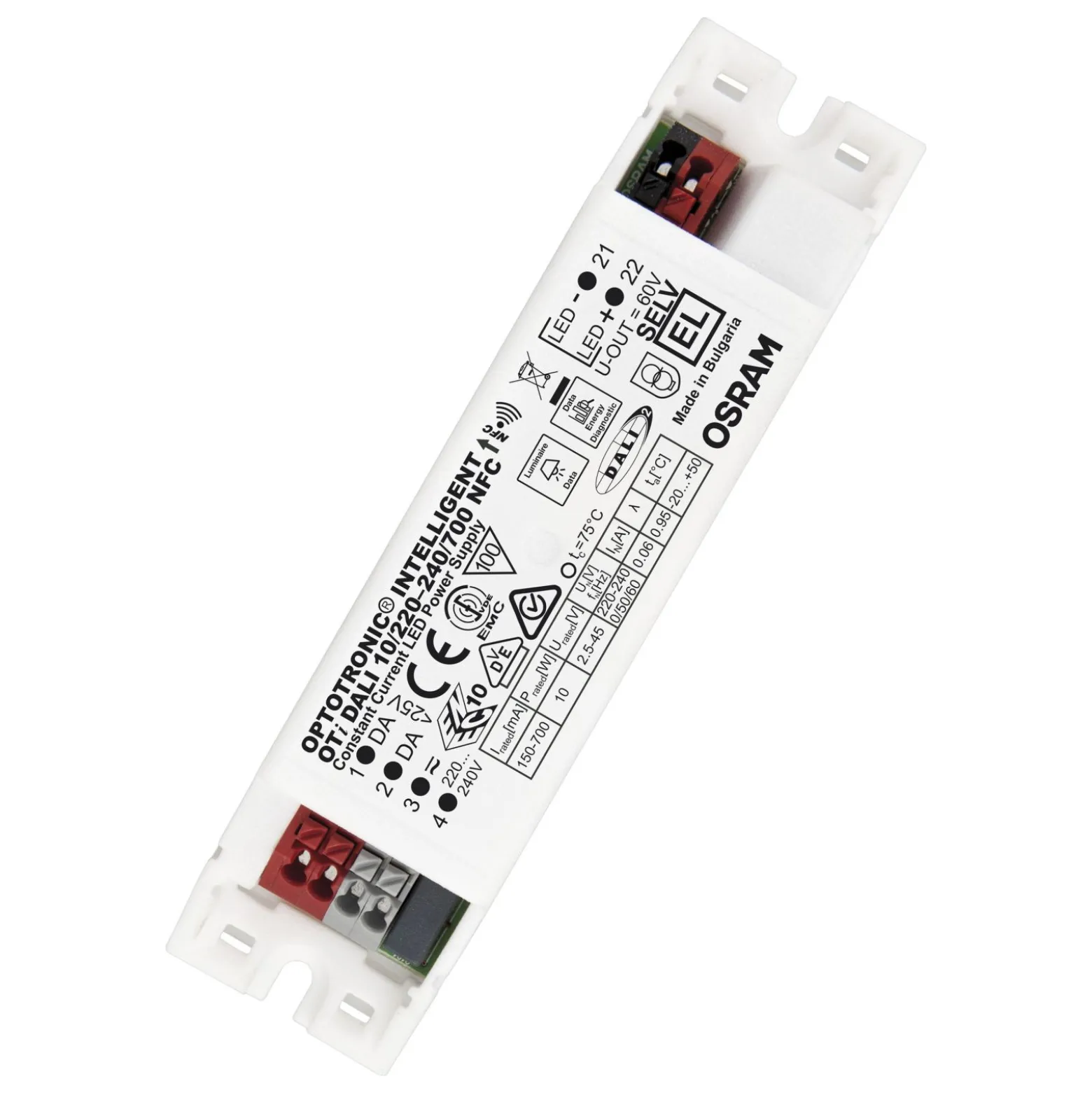 Osram LED Drivdon Optotronic Intelligent Dali Dimbar 700 NFC