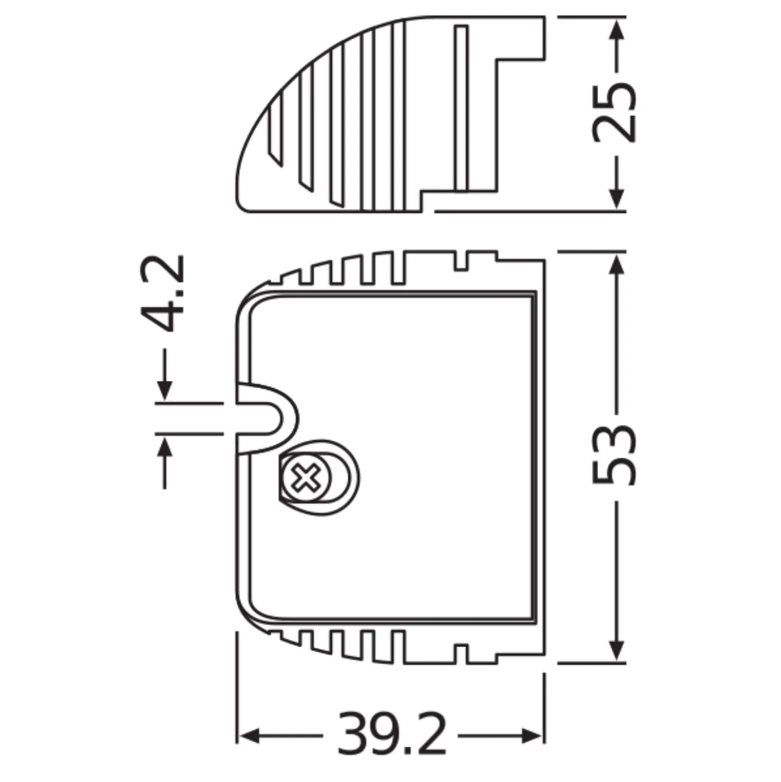 Osram Optotronica Kabelklämma E-Stil Universel