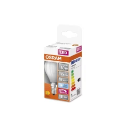 Osram Classic LED E14 Boll Filament Matt 5.5W 806lm - 840 Kallvit | Dimbar - Ersättare 60W