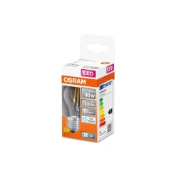 Osram Classic LED E27 Boll Filament Klar 4W 470lm - 865 Dagsljus | Ersättare 40W