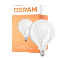 Osram Classic LED E27 Globe Filament Matt 17W 2452lm - 827 Extra Varm Vit | Ersättare 150W