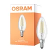 Osram Classic LED E14 Kronljus Filament Klar 4W 470lm - Relax and Active - 827 Extra Varm Vit | Ersättare 40W