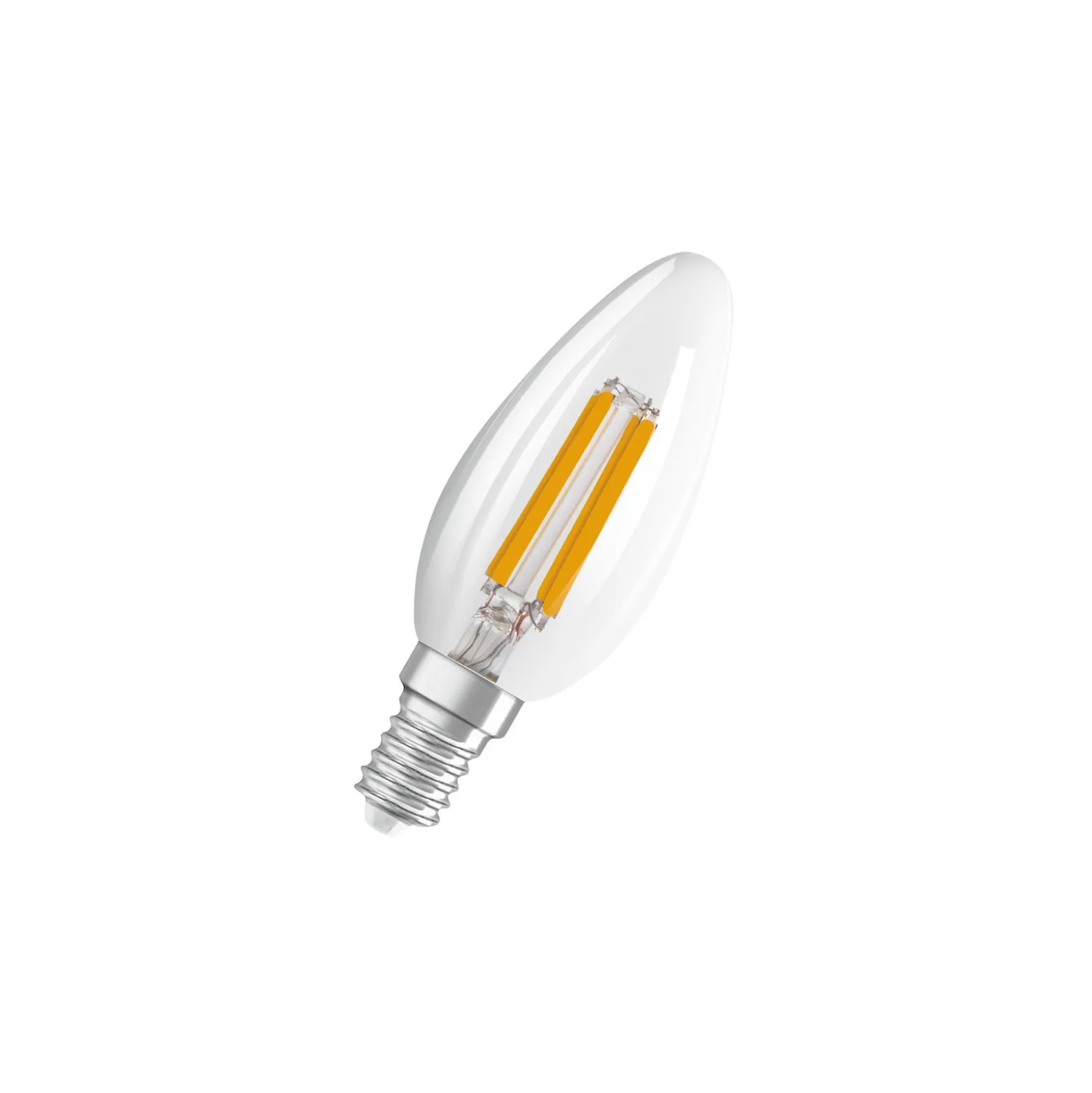 Osram Classic LED E14 Kronljus Filament Klar 4W 470lm - Relax and Active - 827 Extra Varm Vit | Ersättare 40W