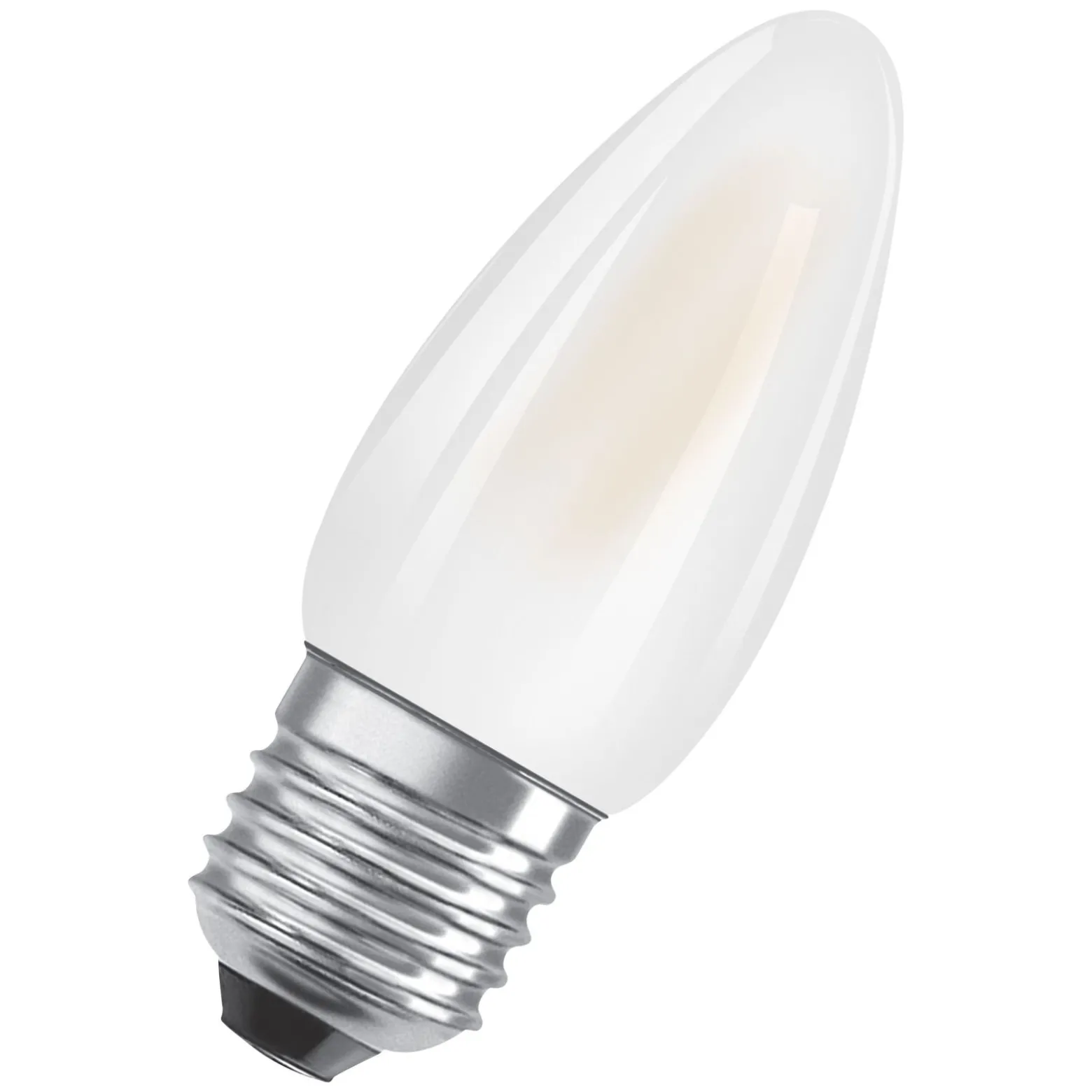 Osram Classic LED E27 Kronljus Filament Matt 4.8W 470lm - 827 Extra Varm Vit | Dimbar - Ersättare 40W
