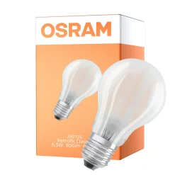 Osram Classic LED E27 Päron Filament Matt 6.5W 806lm - 865 Dagsljus | Ersättare 60W