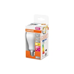 Osram Classic LED E27 Päron Matt 8.8W 806lm - 827 Extra Varm Vit | Rörelse- Och Ljussensor - Ersättare 60W