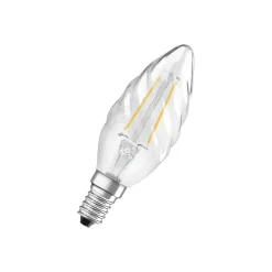 Osram Classic LED E14 Vriden candle Filament Klar 2.8W 250lm - 827 Extra Varm Vit | Dimbar - Ersättare 25W