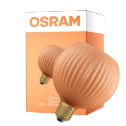 Osram Decor LED Lamp Apelsin Glas 3.5W 300lm - 827 Extra Varm Vit | Ersättare 25W