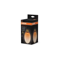 Osram Decor LED Lamp Apelsin Glas E27 3.5W 300lm - 827 Extra Varm Vit | Ersättare 25W