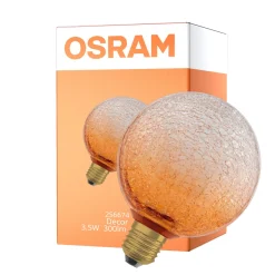 Osram Decor LED Lamp Apelsin Glas E27 3.5W 300lm - 827 Extra Varm Vit | Ersättare 25W