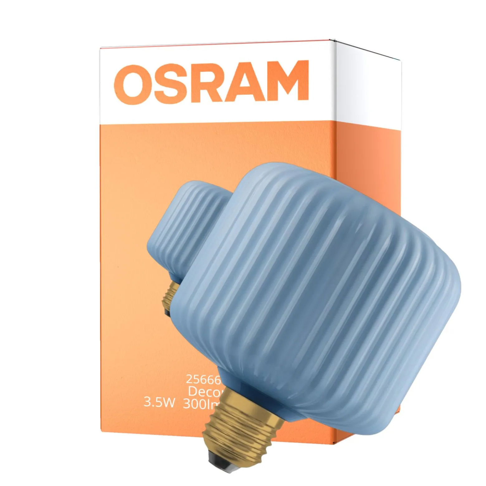 Osram Decor LED Lamp Blå Glas E27 3.5W 300lm - 827 Extra Varm Vit | Ersättare 25W
