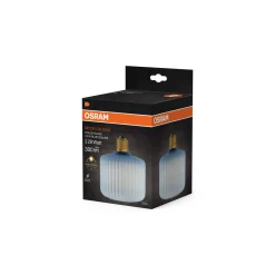 Osram Decor LED Lamp Blå Glas E27 3.5W 300lm - 827 Extra Varm Vit | Ersättare 25W