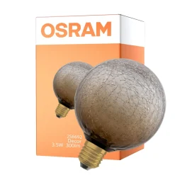 Osram Decor LED Lamp Brun Glas E27 3.5W 300lm - 827 Extra Varm Vit | Ersättare 25W