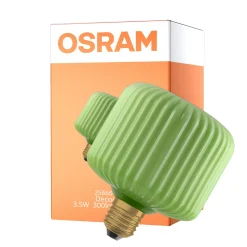 Osram Decor LED Lamp Grön Glas E27 3.5W 300lm - 827 Extra Varm Vit | Ersättare 25W